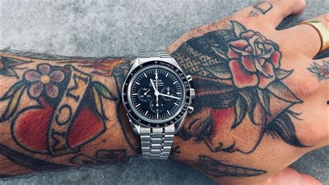 omega speedmaster 2021 on wrist